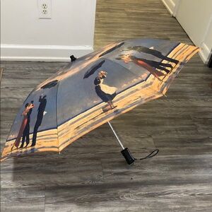 Artistic Umbrella with Dancing Couple Design